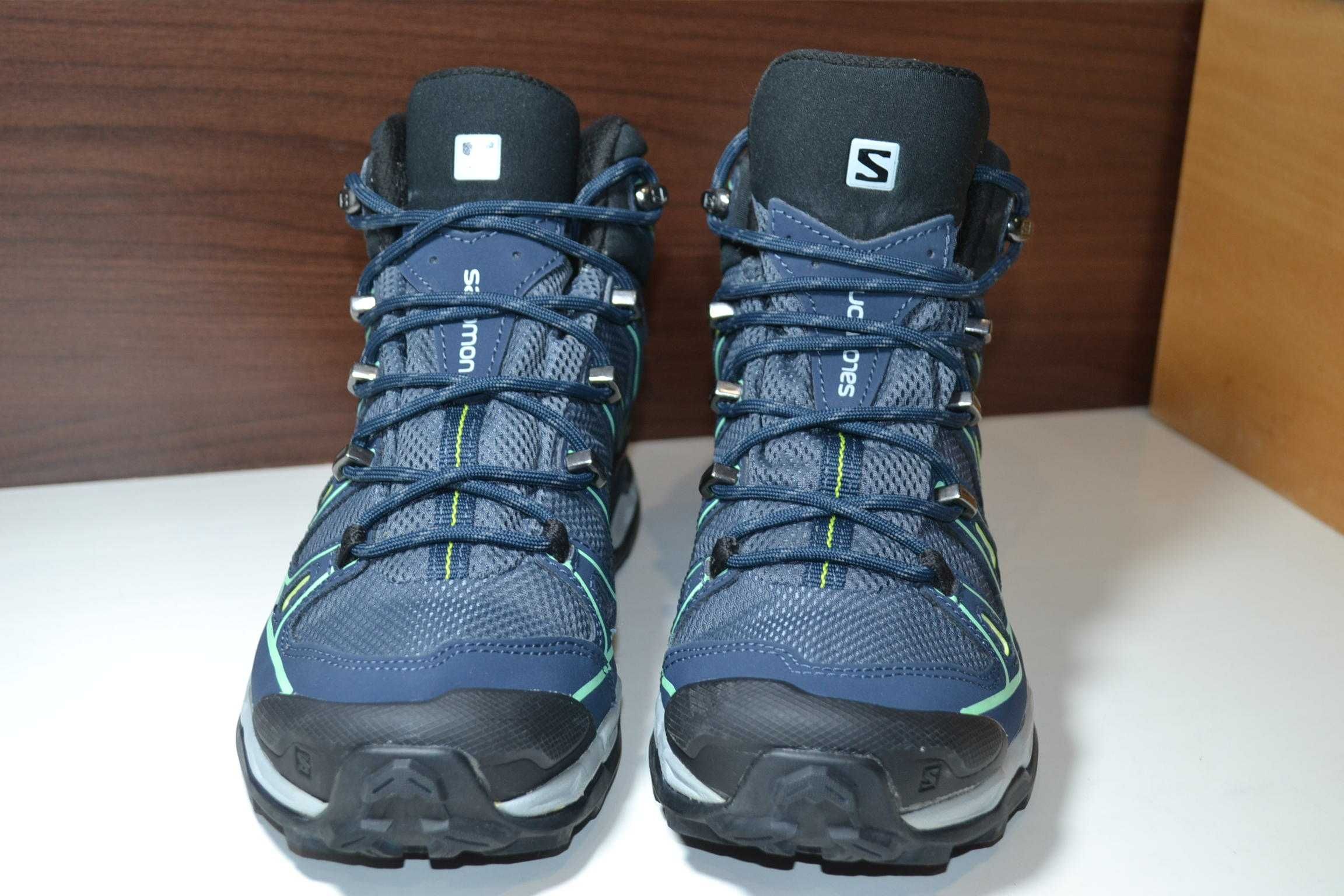 salomon s x ultra mid 2 gtx 38.5р ботинки оригинал кожаные трекинговые