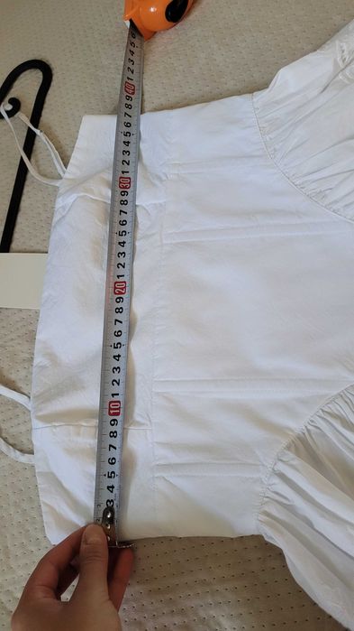 top bluzka Zara biała gorset hafty bawełniana XS 34 hafty haftowana