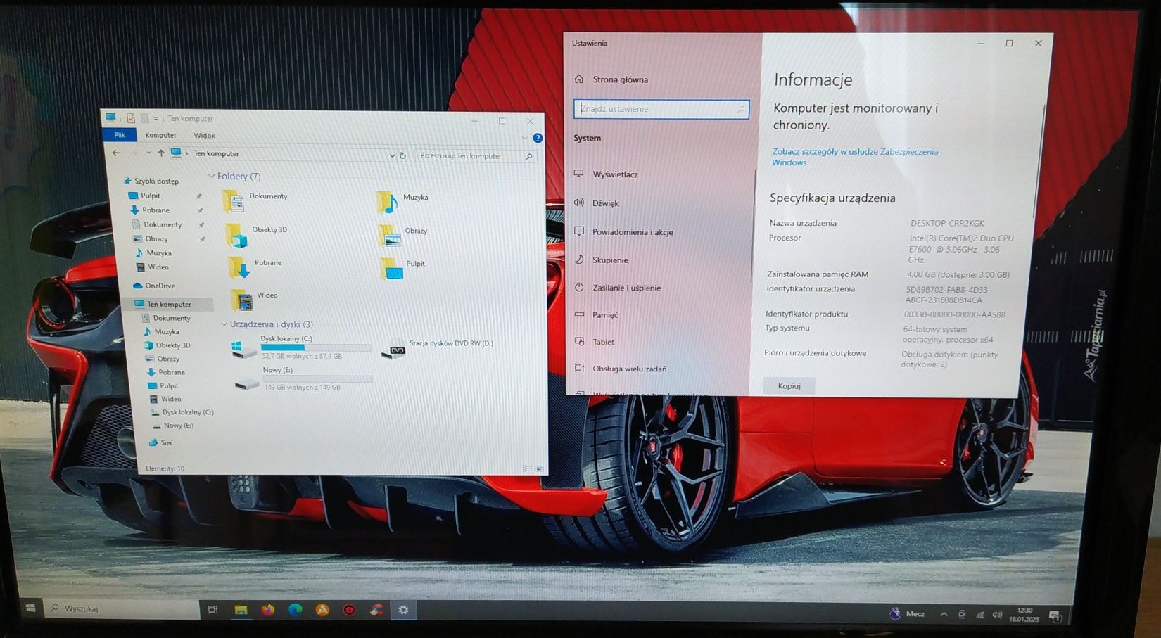 Komputer  All in One TV Lenovo IdeaCentre B300