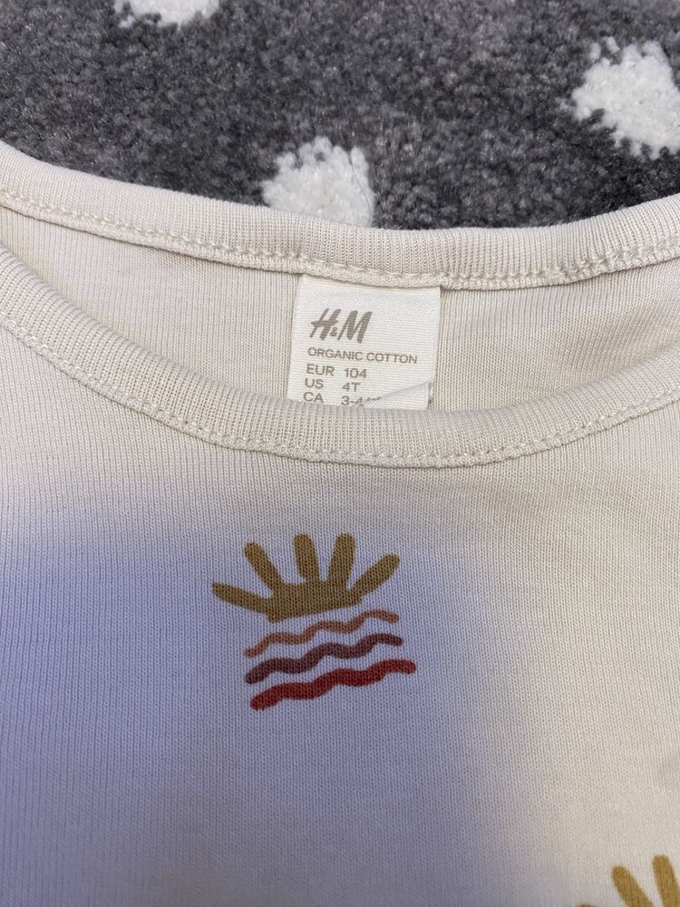 Pizamka H&M 104 koszulka legginsy