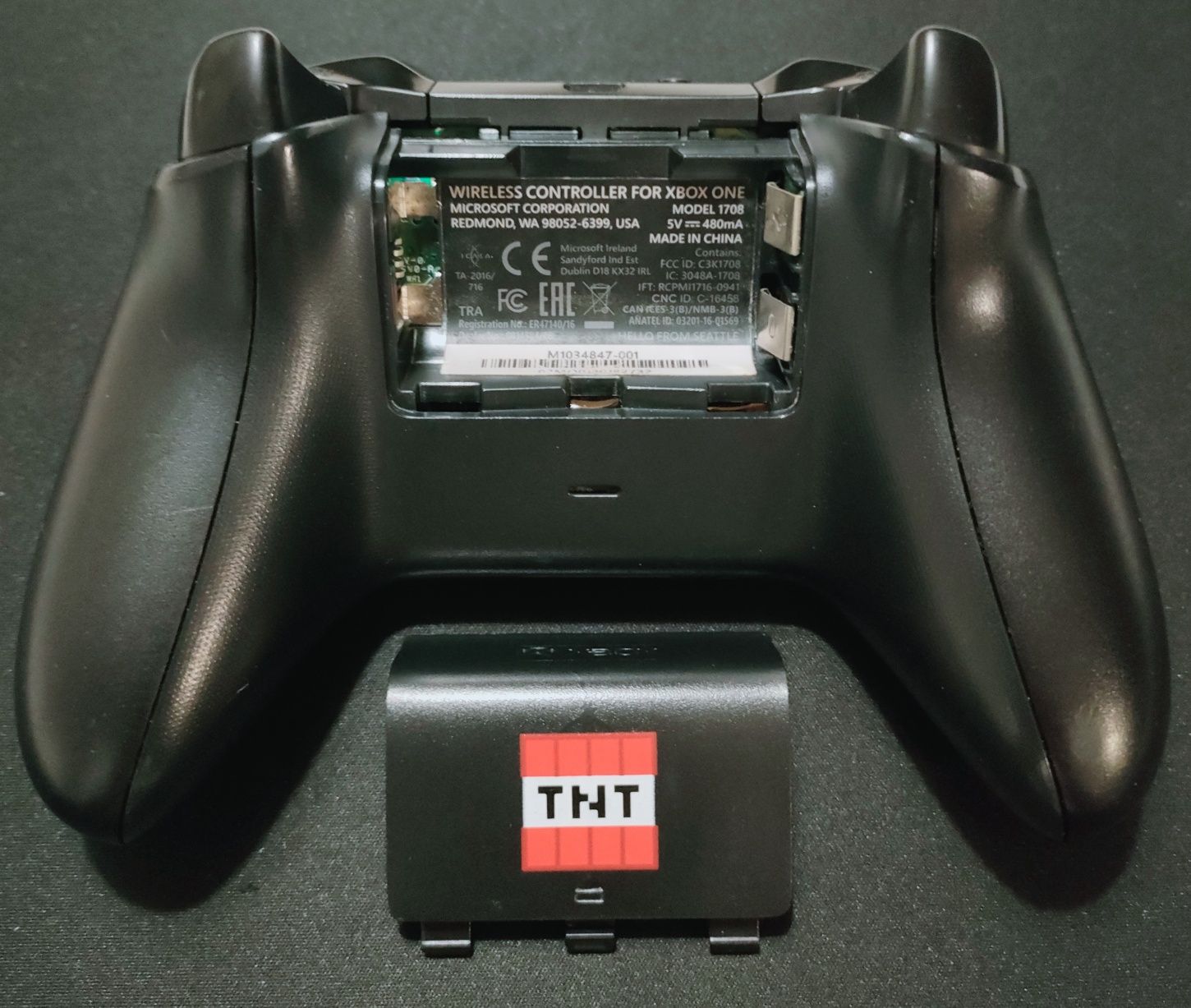 XBOX pad Minecraft plus akumulator Microsoft