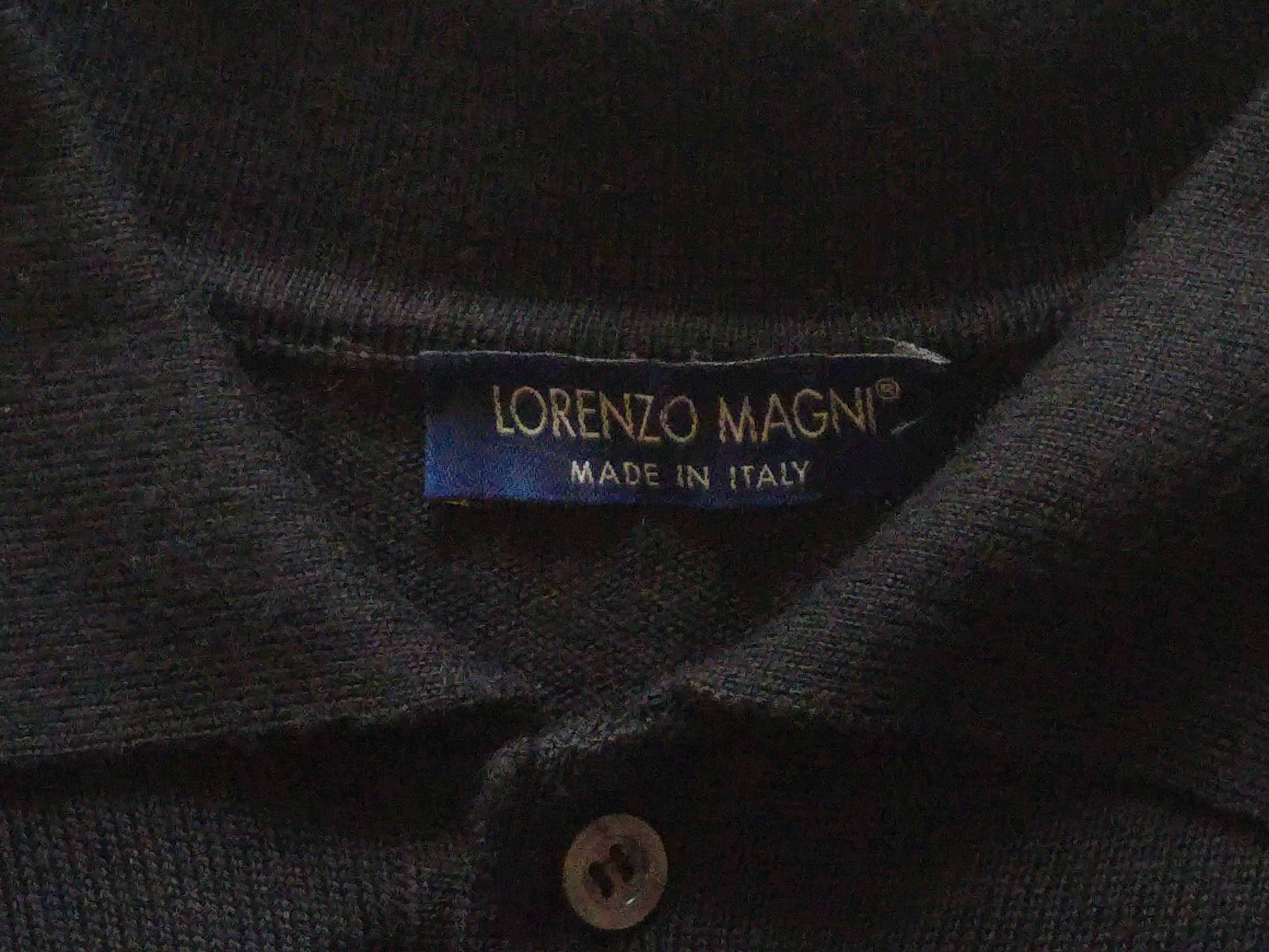 Sweter polo męski wełna merino