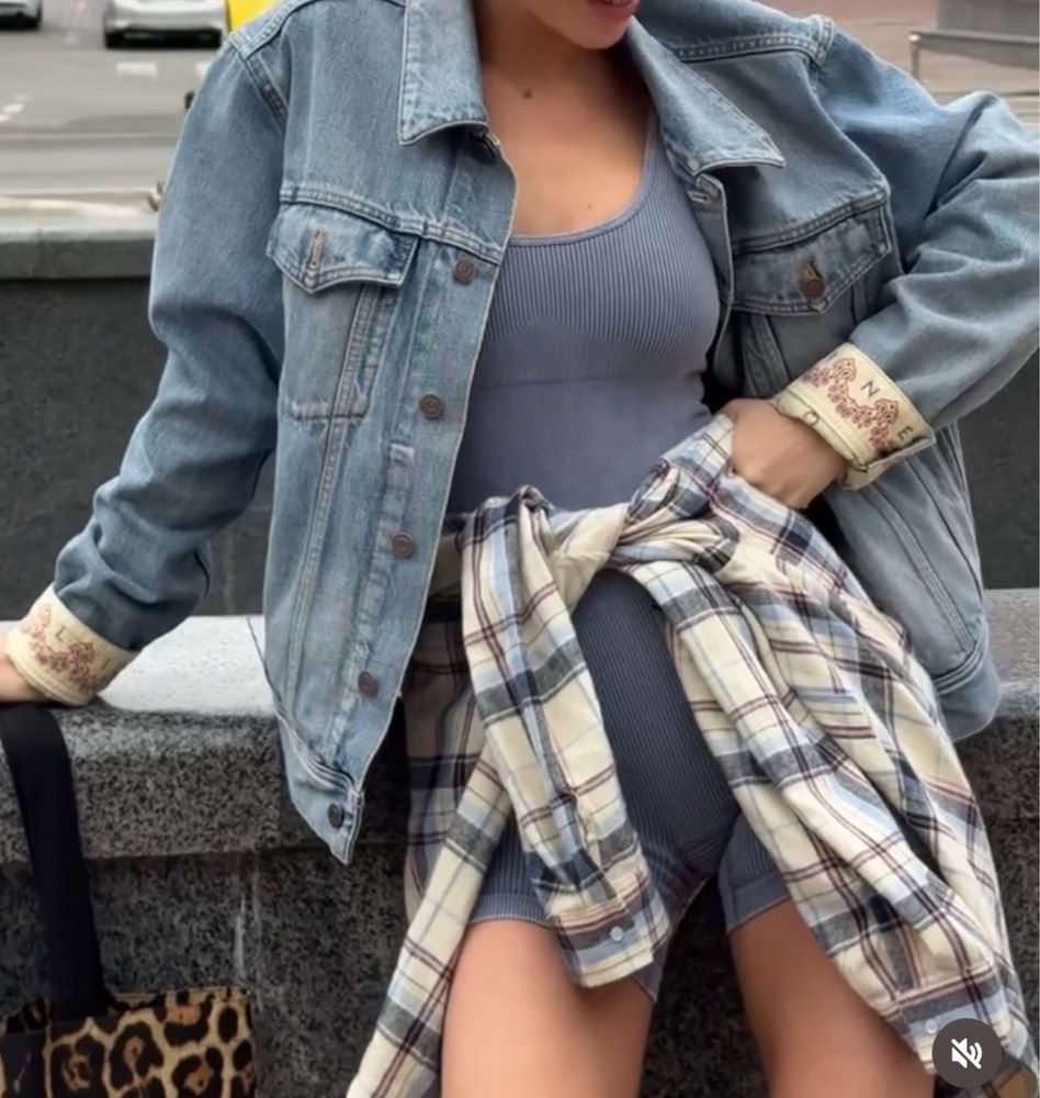 Рубашка в клетку so store zara