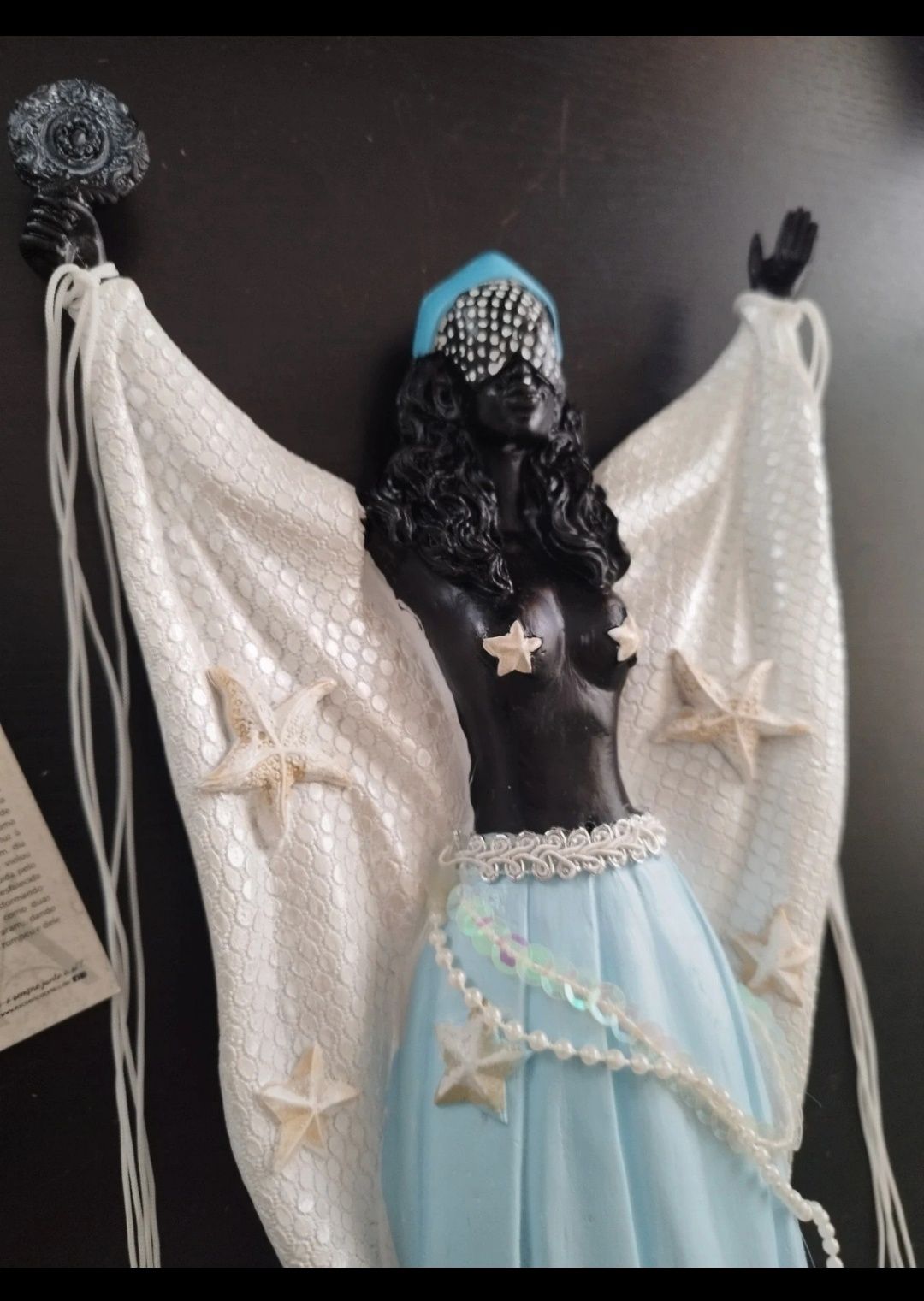 Imagem Orixá Iemanjá 32 Cm, Estátua Orisha Yemanja