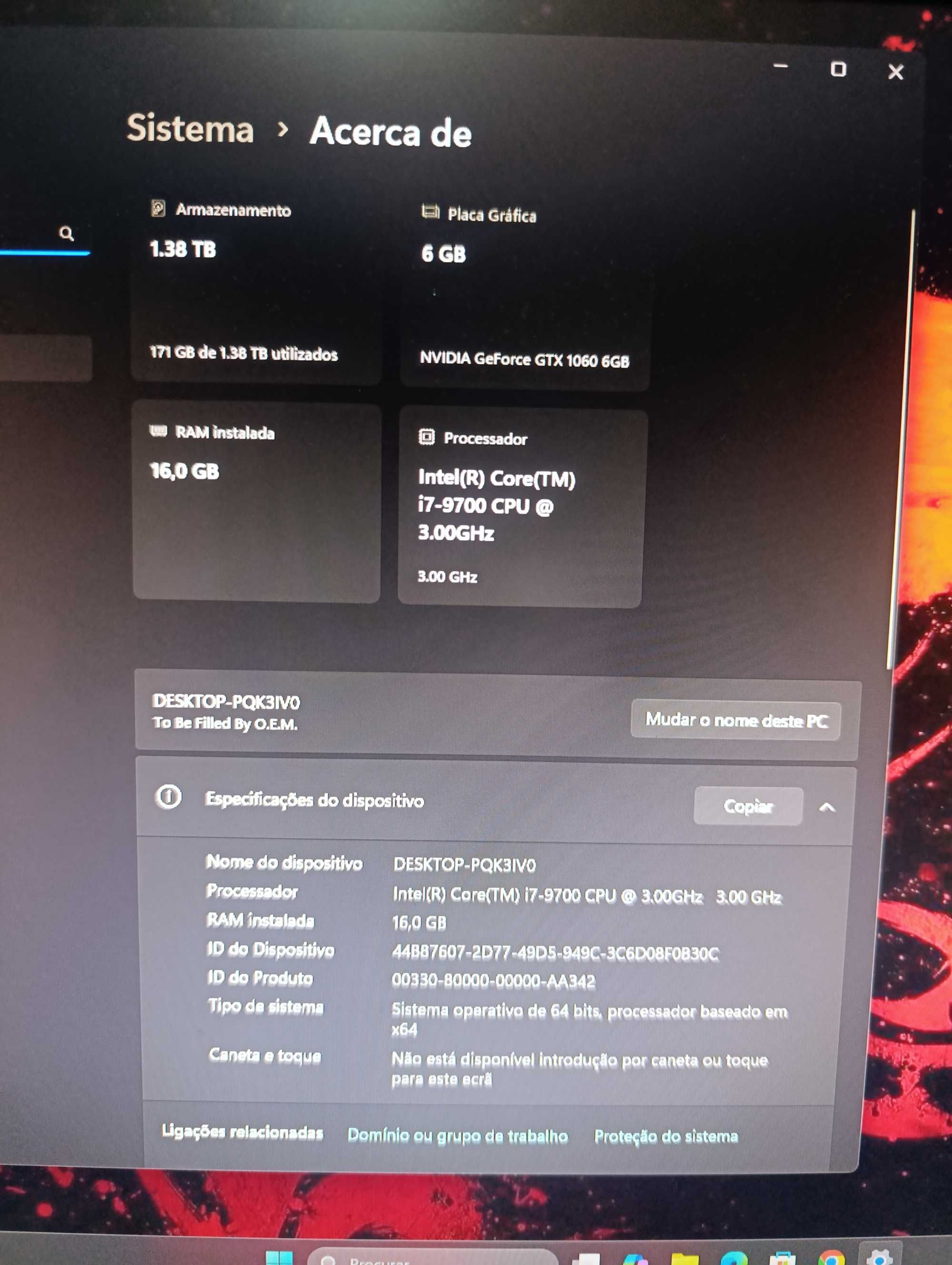 PC Gaming MSI RGB Intel Core i7 9700