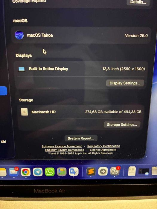 For Sale: MacBook Air M1 2020 (8GB RAM / 512GB SSD)
