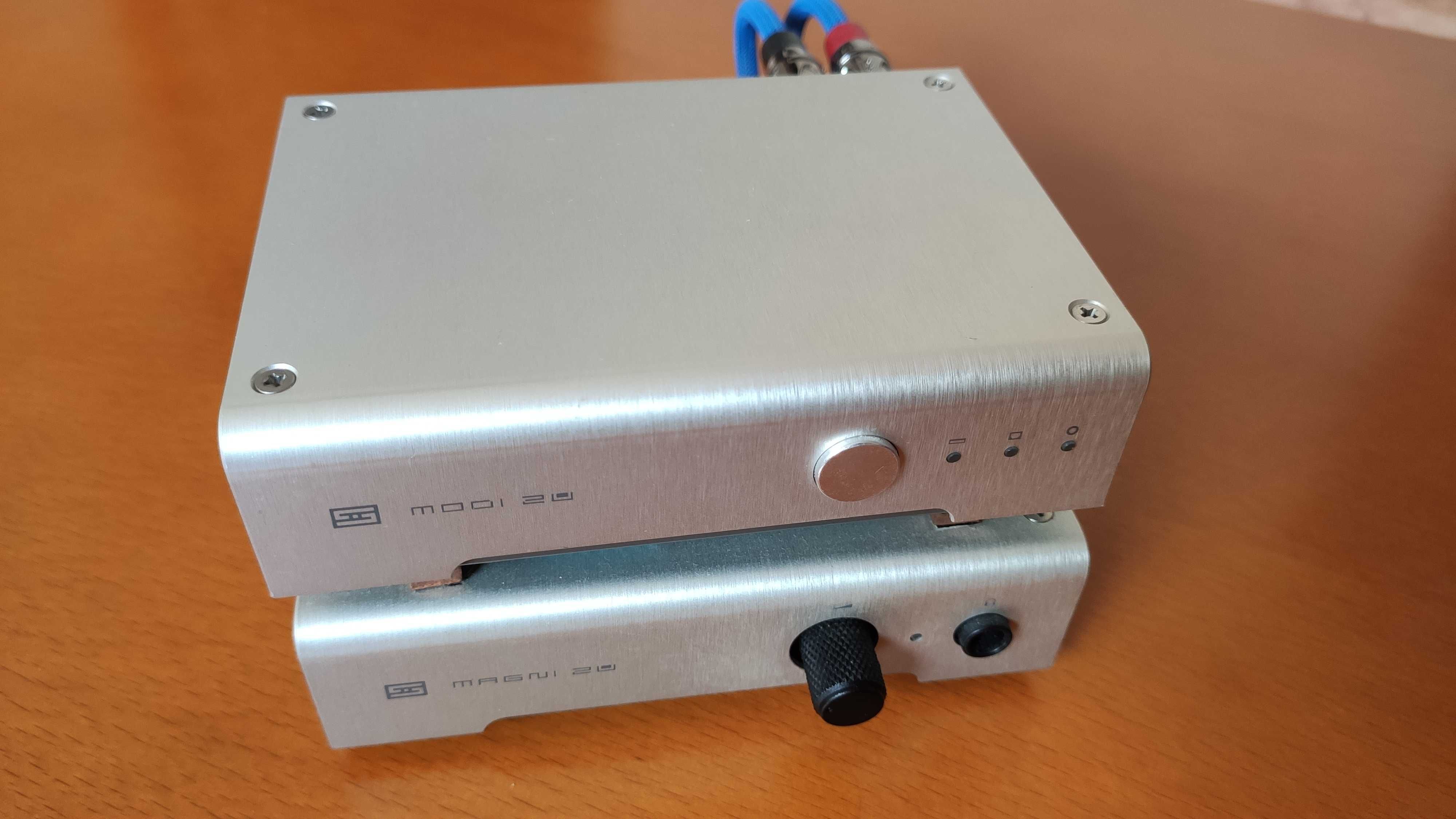 Amplificador e Descodificador Audio Schiit Stack Magni e Modi Uber 2