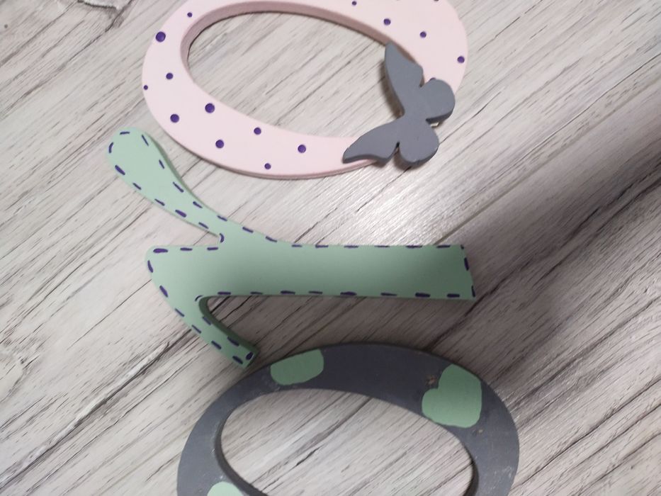 Literki 3d imię dziecka