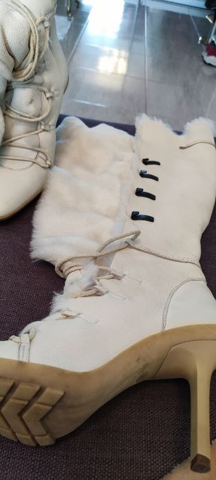 Cucci оригинал сапоги высокие Цегейка