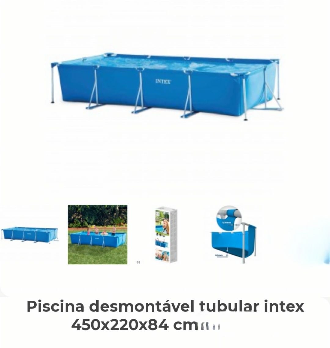 Piscinas Intex insufláveis e tubulares