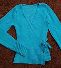 Akrylowy wiązany sweter r. S