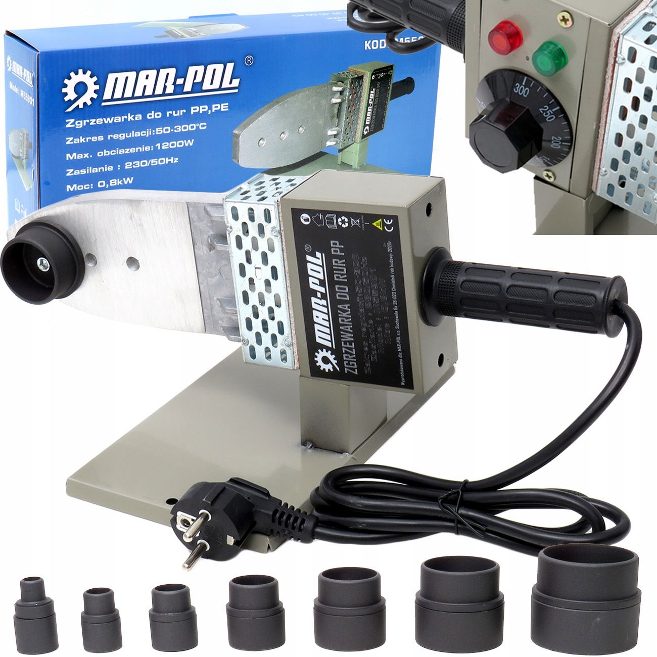 Zgrzewarka Do Zgrzewania Rur Pp Pcv 1200W 16-63Mm
