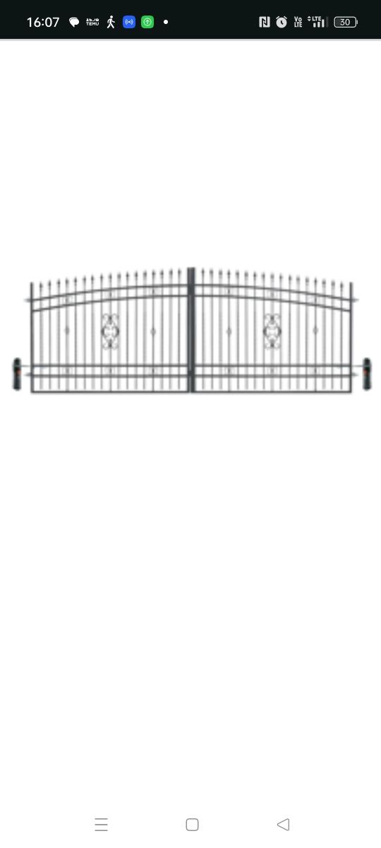 Brama wjazdowa z automatem Verona 4,08x1,6 m Polbr