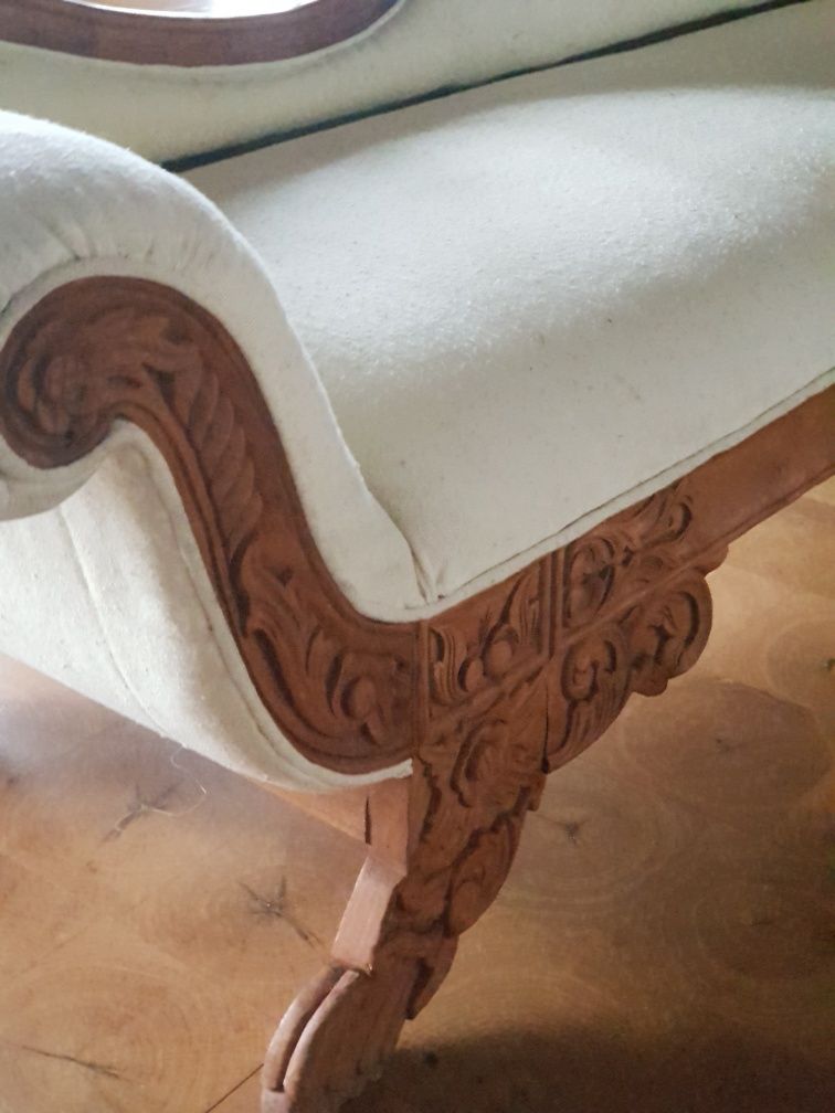 kanapa sofa szezlong lite drewniane teak