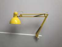 Lampka zółta ikea l nocna do biurka