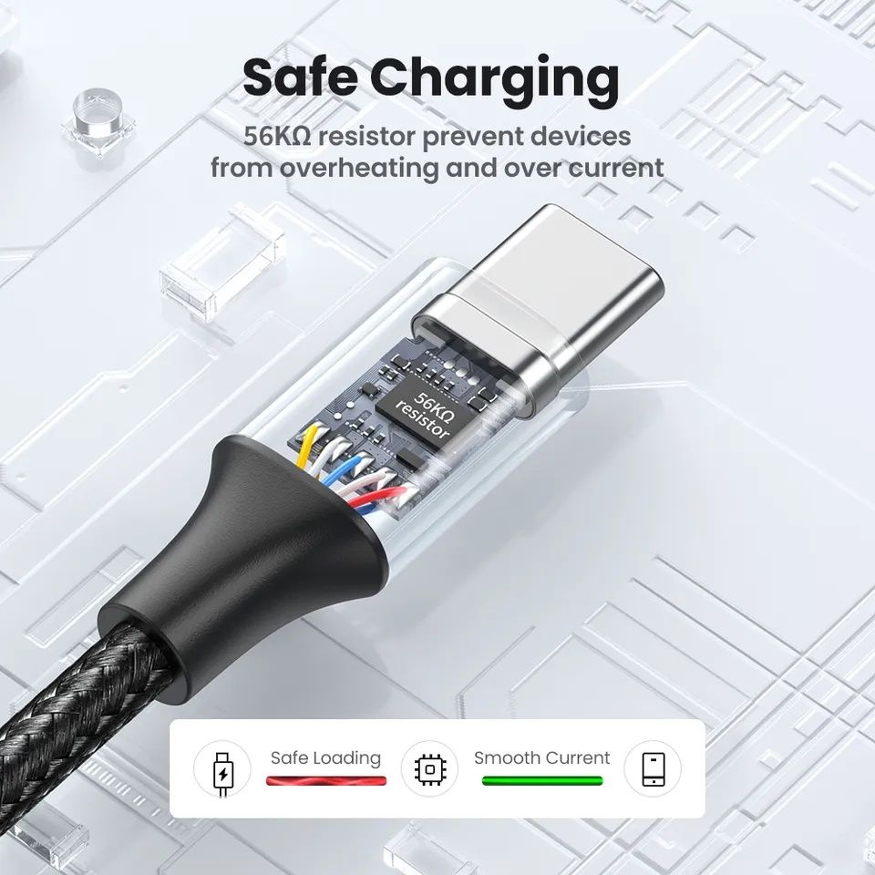 USB Type-C кабель Ugreen US288 длина 1м