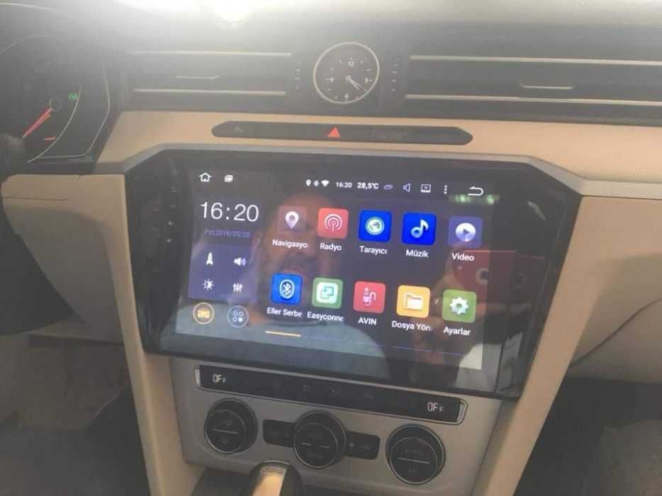 Auto rádio vw golf 7 Passat gps bluetooth Carplay & Android Auto