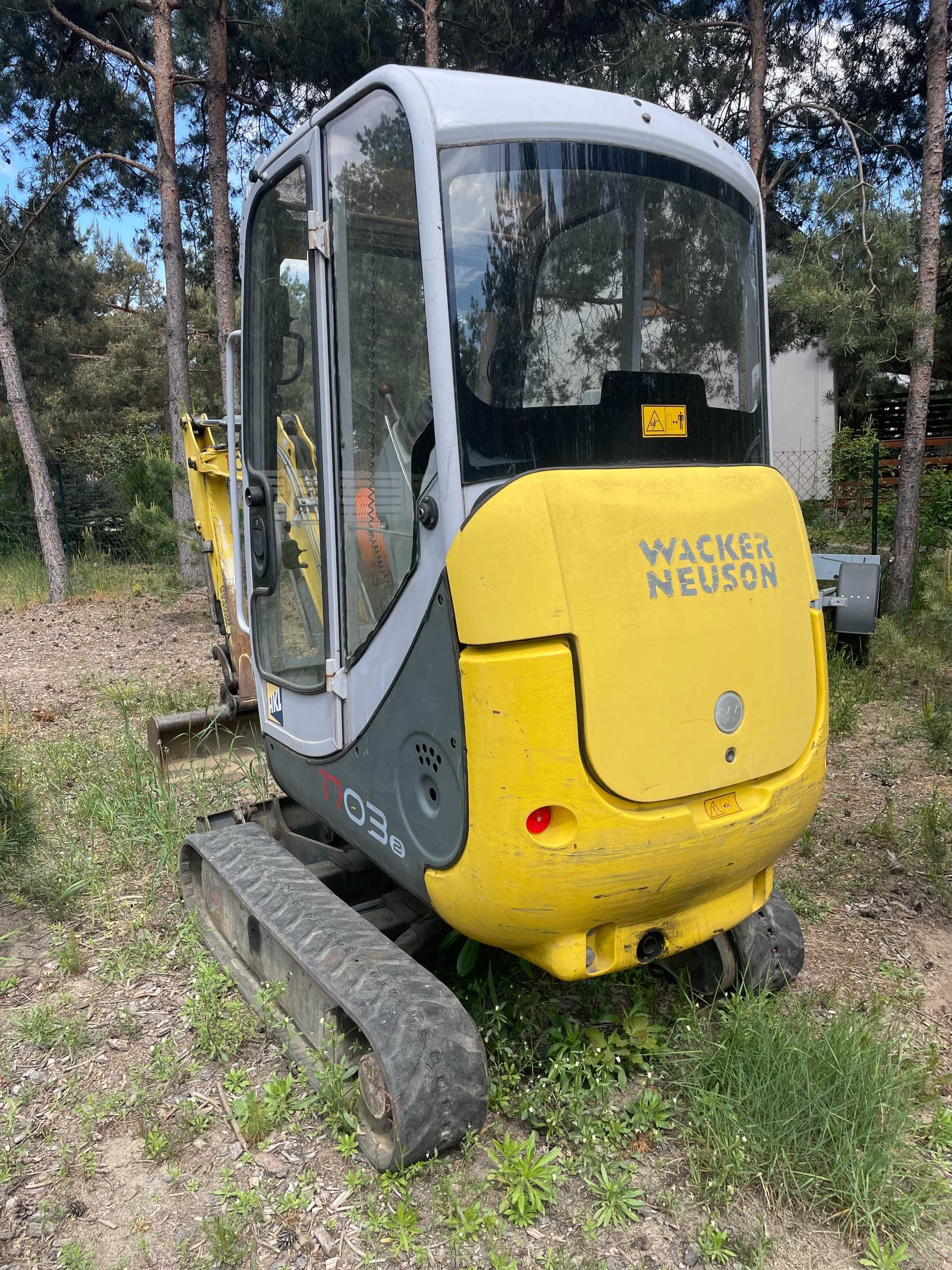 Minikoparka Wacker Neuson 1703