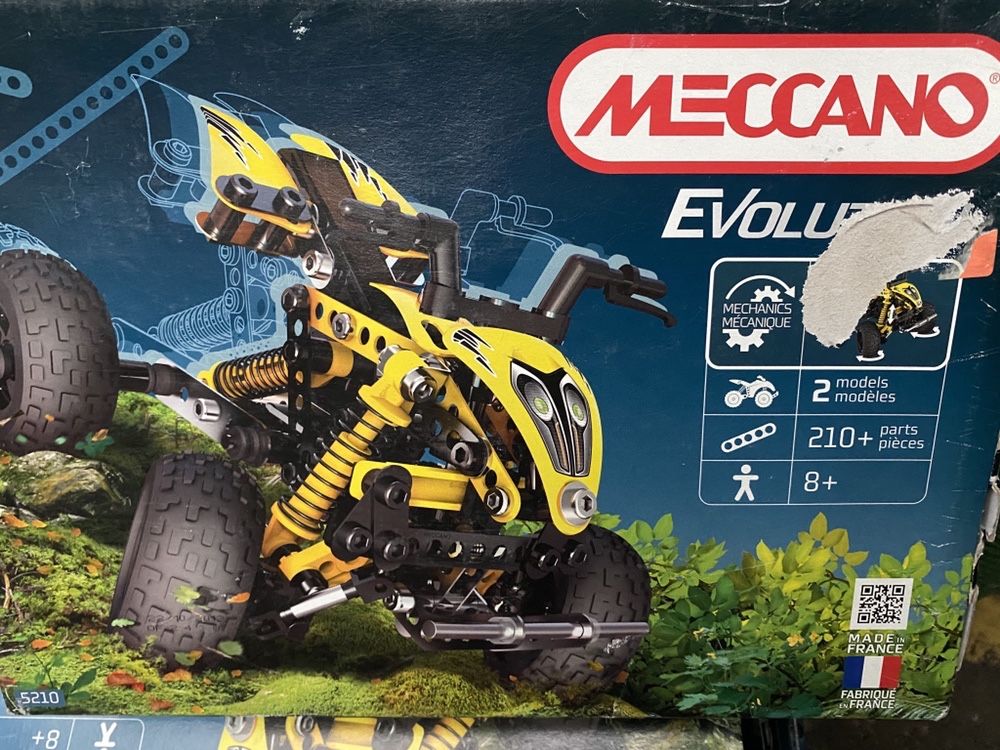 Klocki KONSTRUKCYJNE evolution ATV MECCANO 5210 nowe zabawka prezent