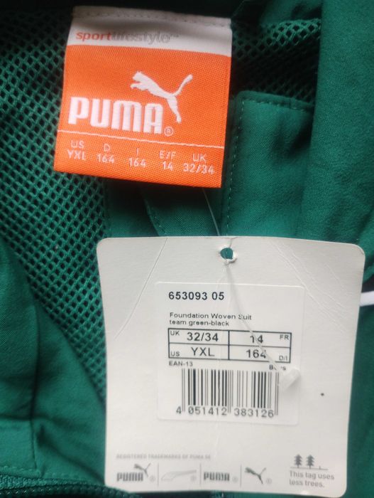 Puma rozm 164 dres treningowy komplet chłopięcy