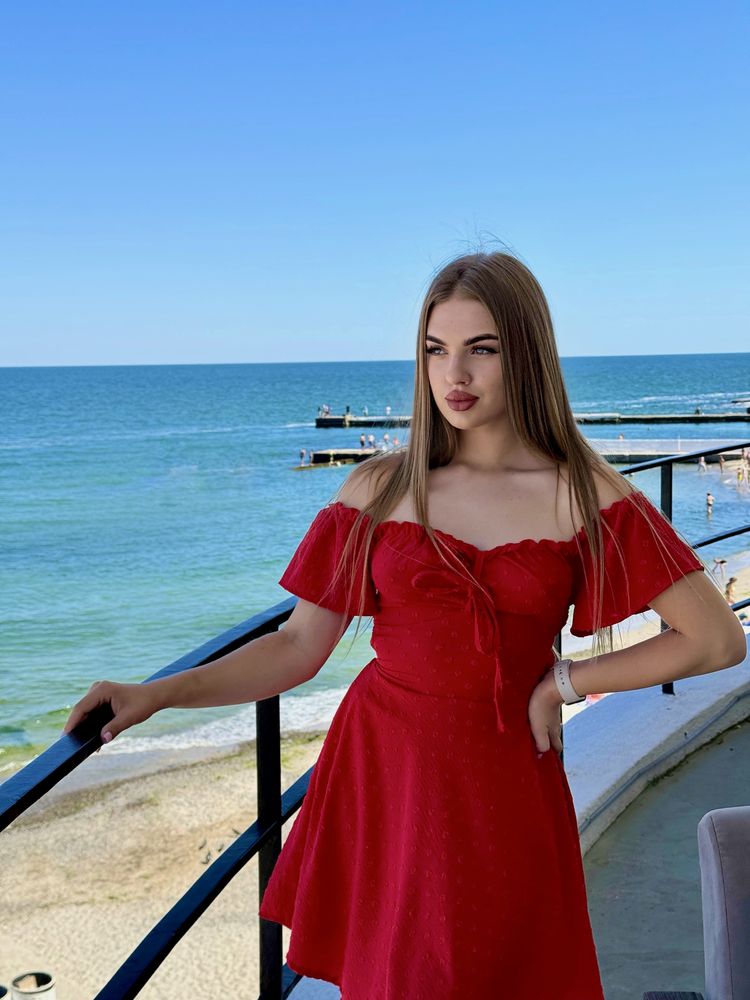 Летнее платье,прошва