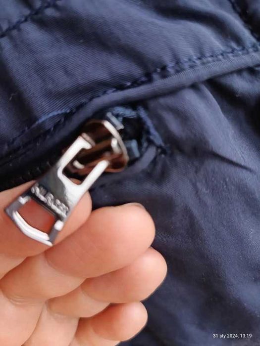 Kurtka męska przejściówka wiosenna Tommy logowania ściągacz zamki