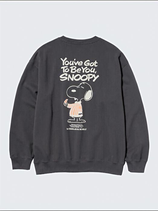 UNIQLO толстовка унісекс PEANUTS сіра
