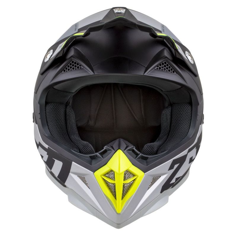 Kask Crossowy Motocyklowy Zed ECE06 GOGLE gratis interkom ready XS-XL