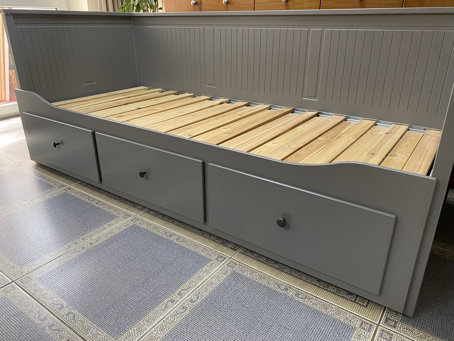 Łóżko Hemnes z IKEA z szufladami Kompletne! Transport!