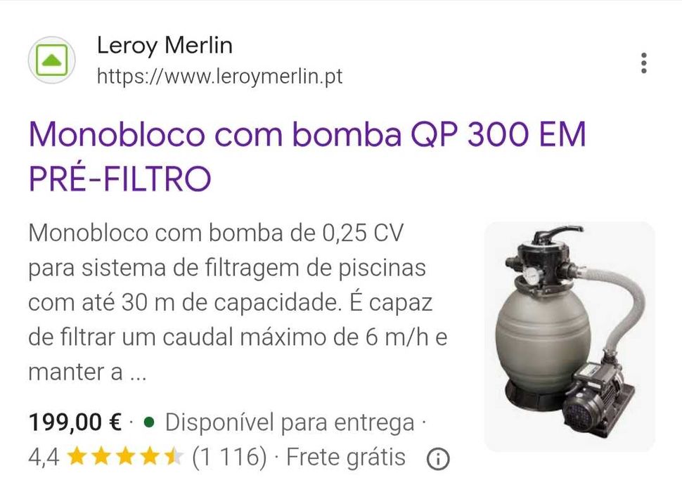 Monobloco como novo