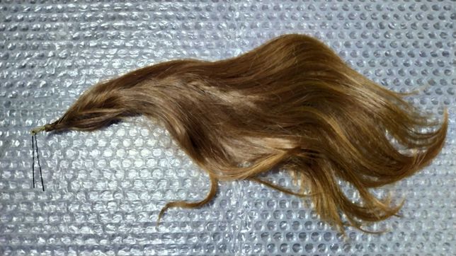 Хвост, шиньон из натуральных волос 40см