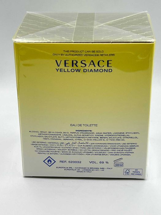 Versace Yellow Diamond edt 90 мл Оригинал
