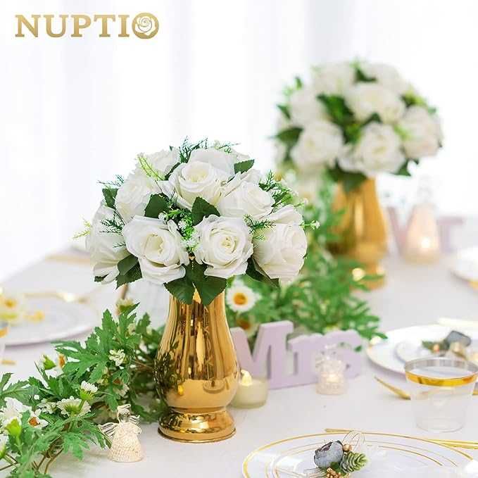 Bukiet sztucznych kwiatów Nuptio zestaw 2 szt średnica ok 15 cm