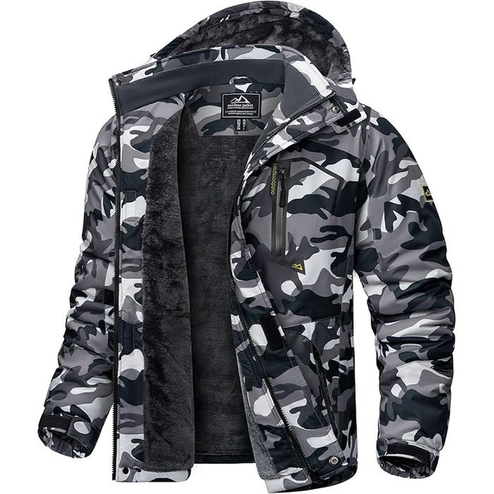 Męska kurtka moro ocieplana wodoodporna rozmiar XL