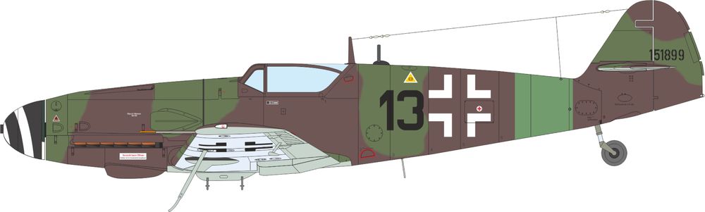 Eduard 70162 samolot Bf 109G-10 ERLA The Profi PACK Edition
