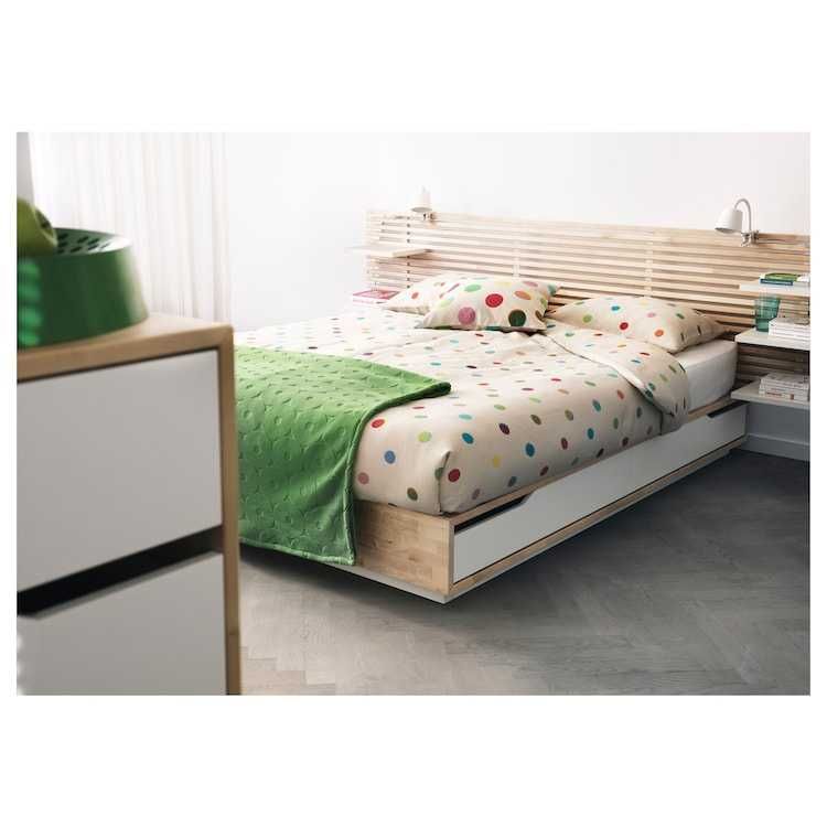 MANDAL Rama łóżka z szufladami 160x202 200 Łóżko Ikea Nowe w kartonach