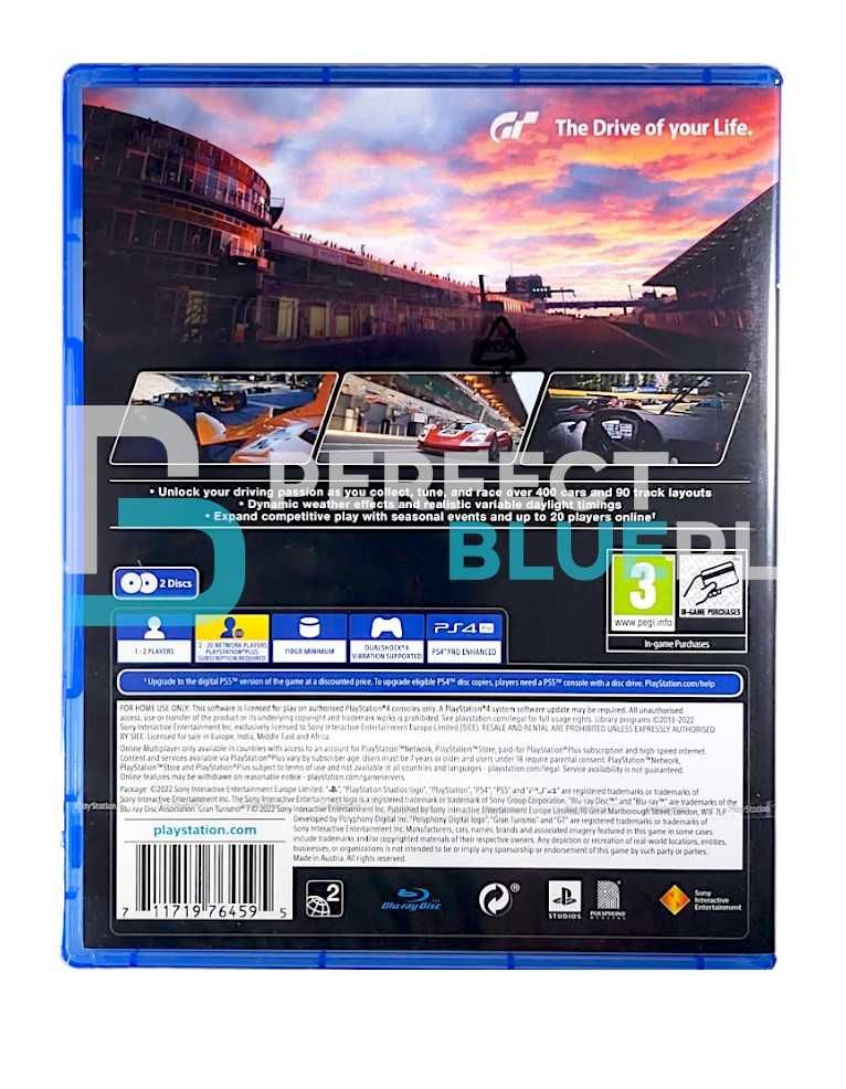 Gran Turismo 7 / PS4 / Skup - Sprzedaż Gier / Perfect Blue / Warszawa