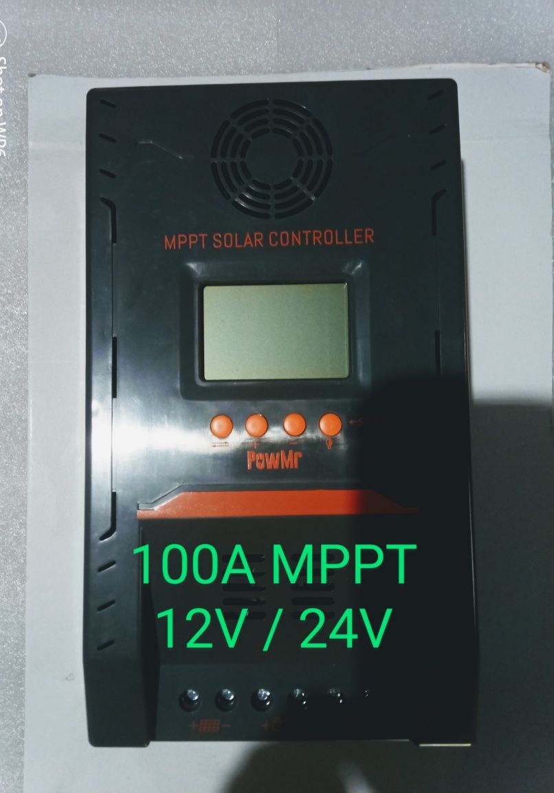 Controlador de Carga Solar 100A MPPT verdadeiro 12V 24V K100 PRO