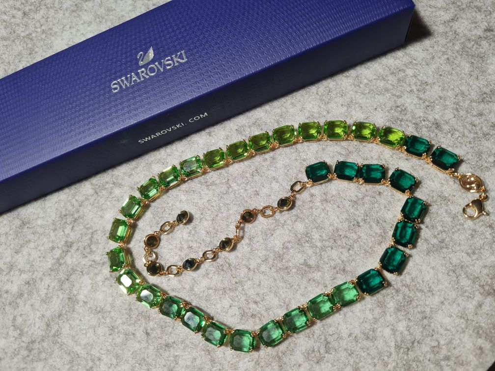 Swarovski millenia Сваровскі зелені кристали кольє каблучка намисто