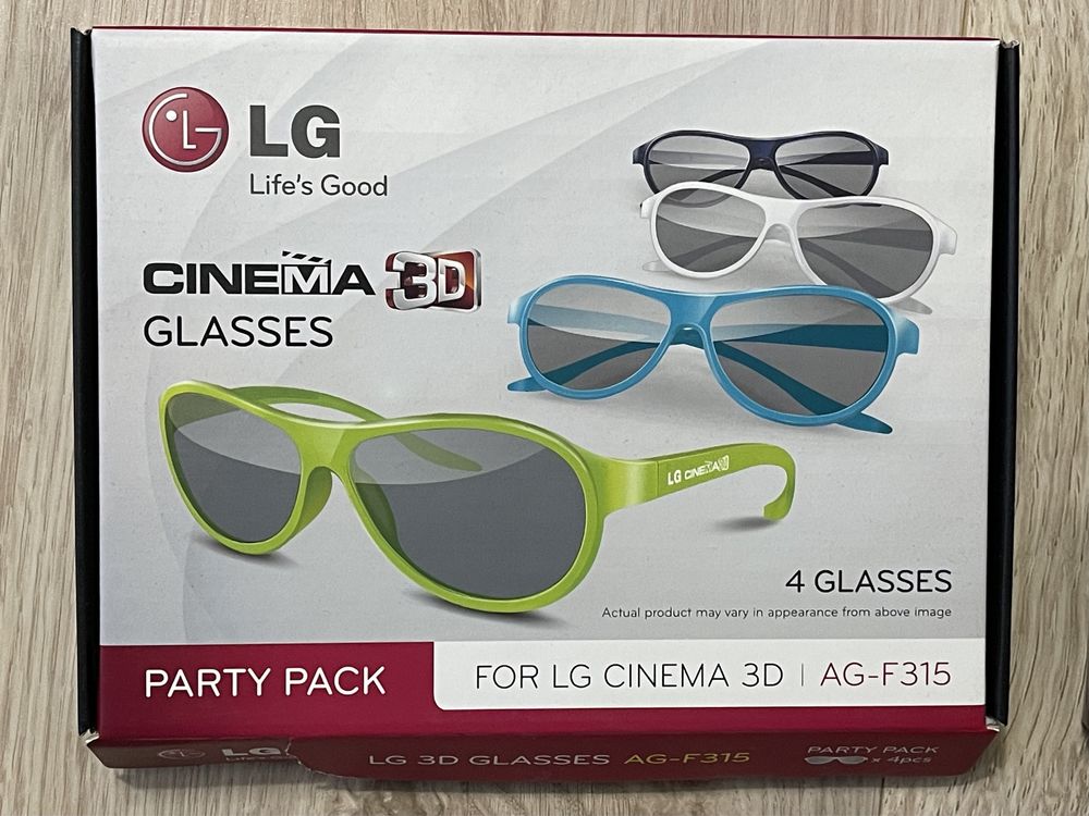 Okulary LG 3D Cinema i Dual Play