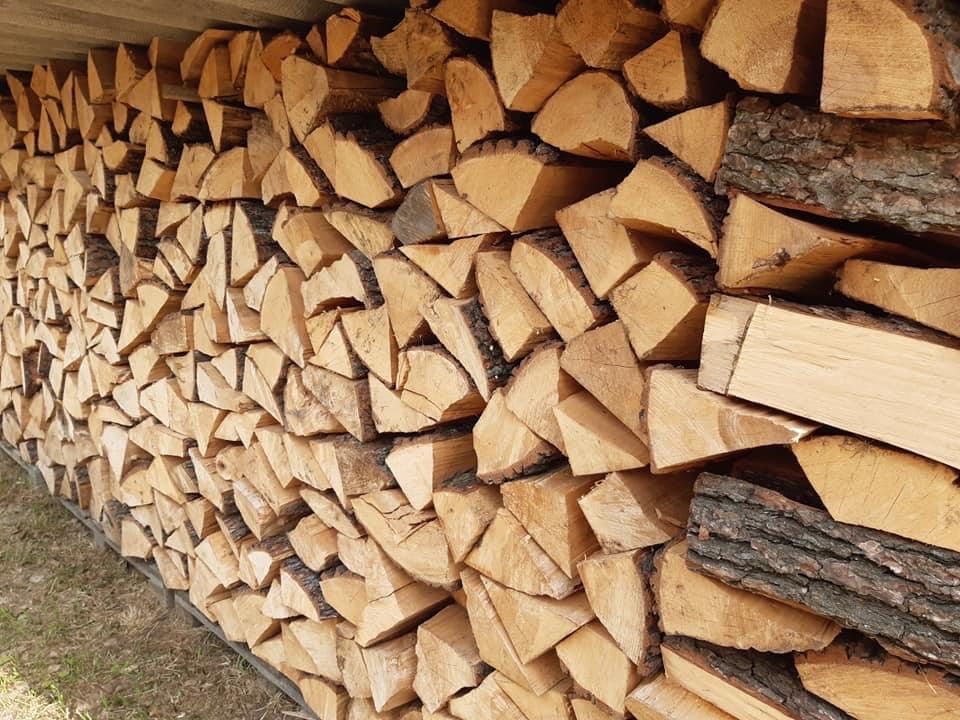 Drewno drzewo układane m3 kominkowe opałowe