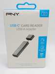 Czytnik kart USB PNY Technologies USB C SD micro SD USB 3.1 kompaktowy