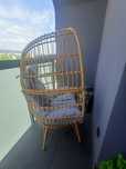 Fotel na balkon prawdziwy rattan!!! Homla