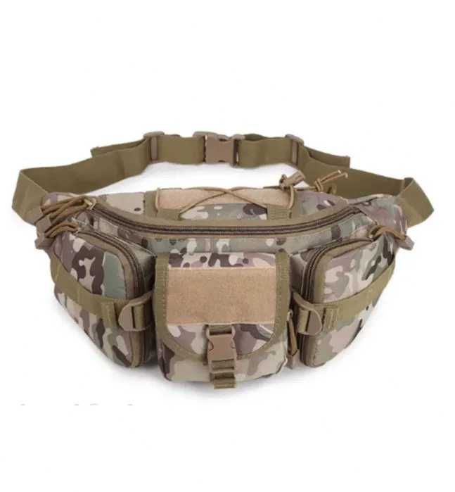 Тактична військова сумка бананка на пояс / через плече олива / мультик