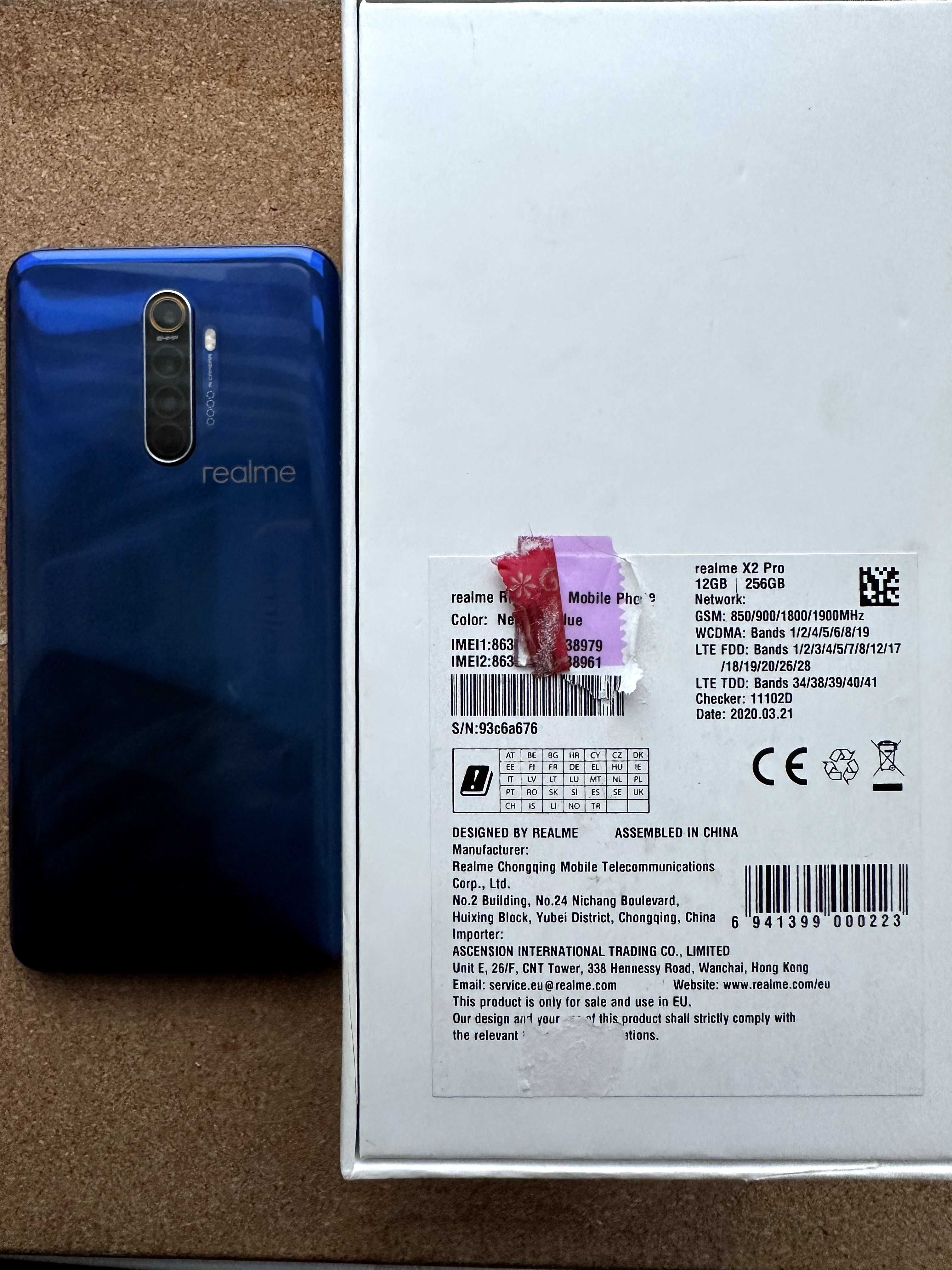 Realme X2 Pro 12/256gb
