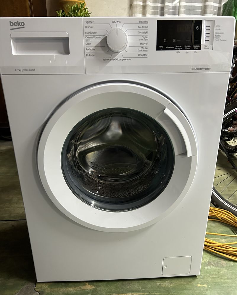 Pralka Beko WUE7512WWE 7kg 1000 obr. !!! Stan bdb !!! Okazja !!!