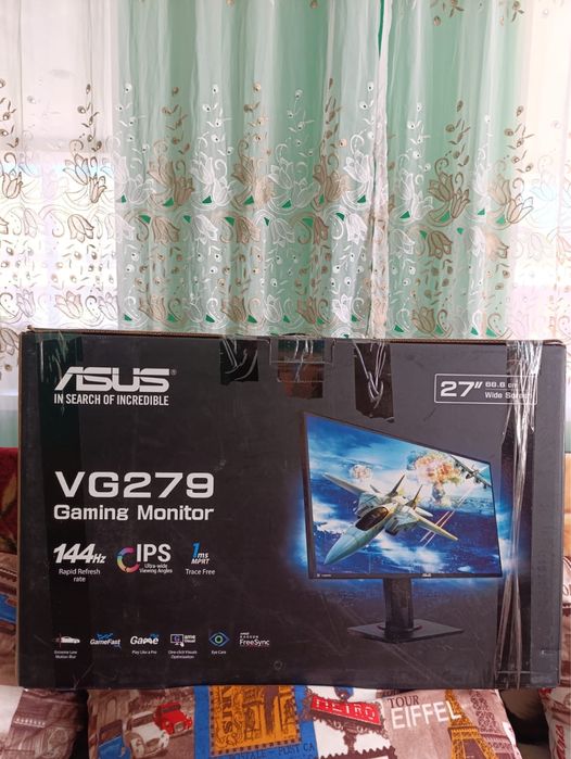 Монітор геймерський 27" Asus VG279Q 144 Гц IPS 1ms