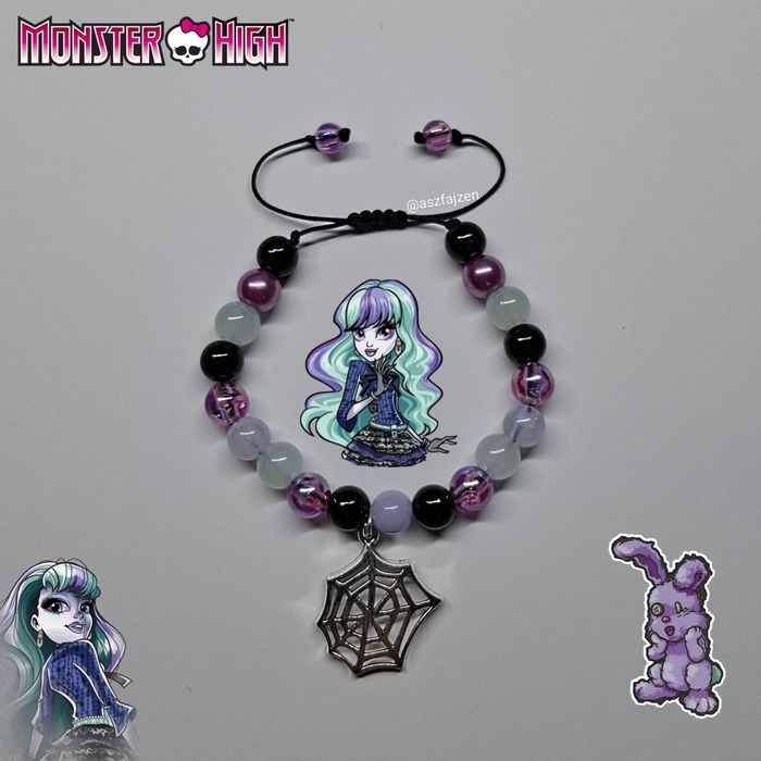 Bransoletka na sznurku Monster high Twyla Alternative Coquette y2k