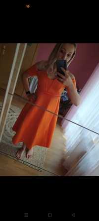 Pomarańczowa sukienka ASOS