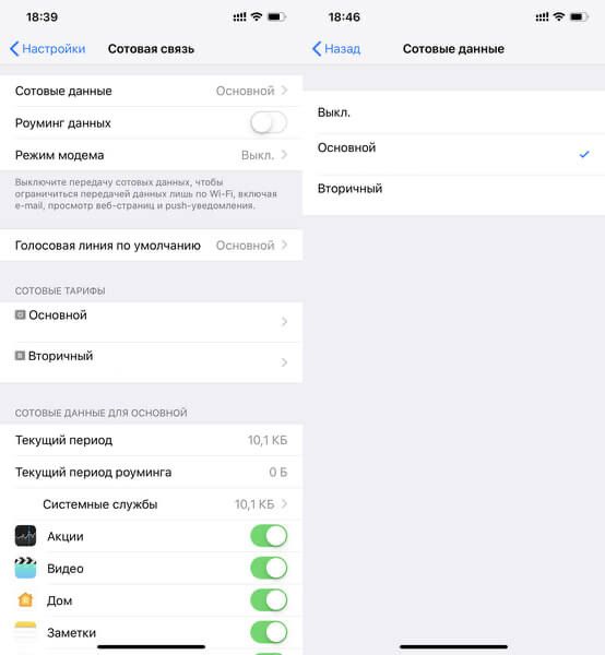 iPhone XR модуль для зчитування двох SIM-карт